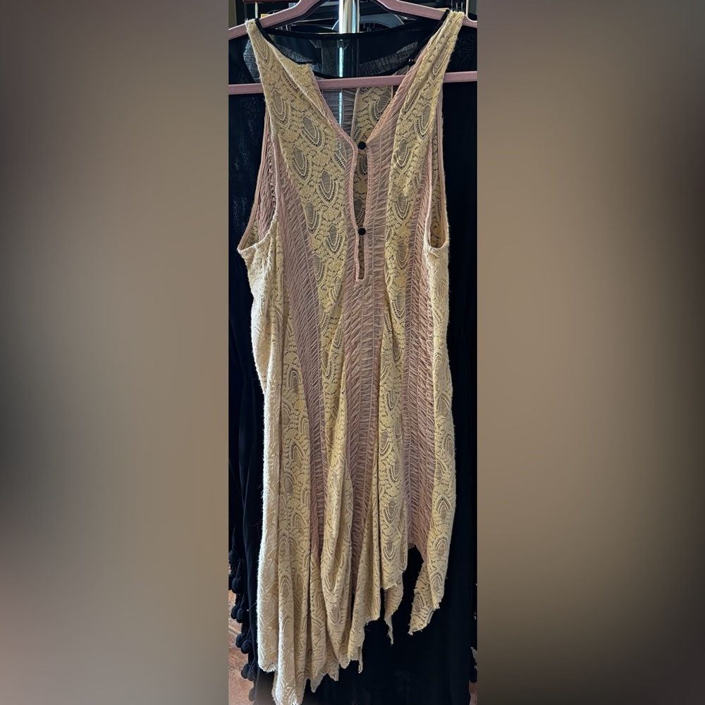 Free People Alana Lace Maxi Top - Picture 4 of 7